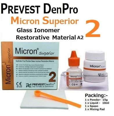 Prevest DenPro Micron Superior 2 Glass Ionomer Cement | Customs Incl.