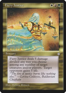 1x Fiery Justice - NM - See Pic for Set - SPARROW MAGIC mtg - Picture 1 of 1