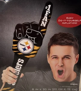 Pittsburgh Steelers NFL nachfüllbarer 30" aufblasbarer Team Spirit Stick - Bild 1 von 3