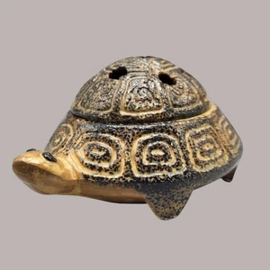 Vintage Incense Burner Holder Japan Tortoise Turtle Ceramic Home Decor Figurine - Picture 1 of 15