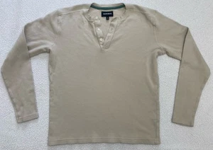 bonobos waffle knit henley Mens Xsmall Beige Cotton - Picture 1 of 8