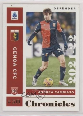 2021-22 Panini Chronicles Base Serie A Andrea Cambiaso #12 Rookie RC - Image 1 of 2