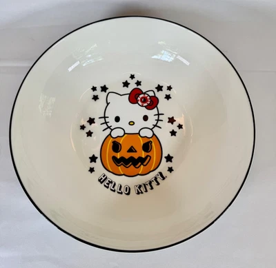 Hello Kitty Sanrio Halloween Calabaza Rojo Arco Pasta Cuenco Foto 1 de 4