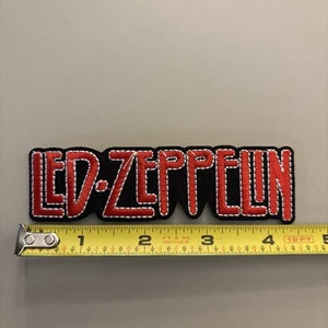 Led-Zeppelin (roter Bügelbild Patch) Punk/Rock/Metal/Musik/Kunst - Bild 1 von 2
