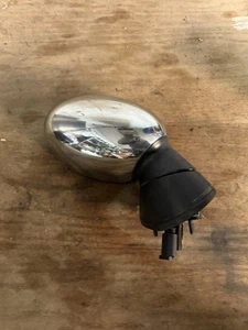 2006 Mini Cooper Conv OEM Right Passengers Side Power Door Mirror Chrome 02-06 - Picture 1 of 12