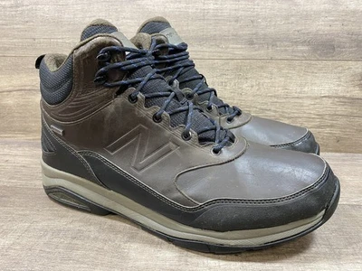 Туфли туристические водонепроницаемые New Balance 1400 коричневые кожаные мужские размер 14 2E ширина - Изображение 1 из 4