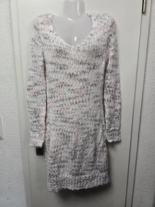 Figurbetontes Strick Kleid mit Space-Dye M Babypink - Bild 1 von 6