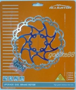 gobike88 Alligator disc rotor , ARIES, Blue, 160mm, 83g, 573 - Picture 1 of 1