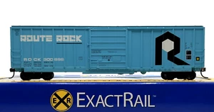 HO EXACTRAIL EE-1604-5 EVANS 5277 SINGLE DOOR BOX CAR ROCK ISLAND ROCK 300898 - Picture 1 of 2