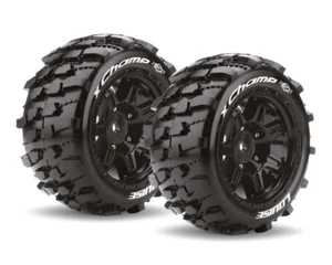 LOUISE X-CHAMP Sport Reifen auf schwarz Felge für Arrma Karton 8S LOUT3349BM - Bild 1 von 1