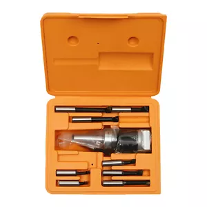 Ausdrehkopf MK2 M10 / 50 mm mit Bohrstangen Fräsmaschine Bohrkopf + Koffer 9PCS - Bild 1 von 20