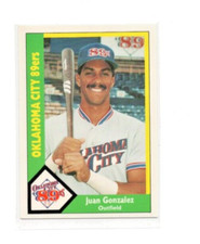 1990 CMC Oklahoma City 89ers #17 - Juan Gonzalez - Oklahoma City 89ers Texas