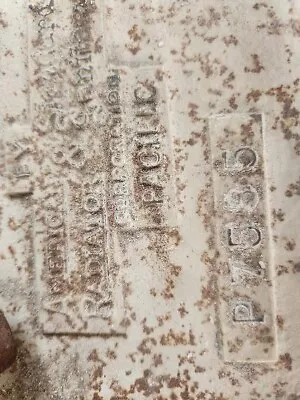  Antique American Radiator & Standard Sanitary Co Cast-Iron Tub White Porcelain. - Image 1 of 2