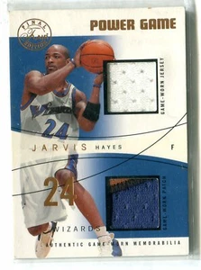 2003-04 Flair Final Edition Jarvis Hayes DUAL JERSEY PATCH RELIC 61/75 WIZARDS - Picture 1 of 1