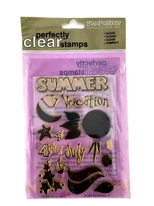 Estampillas transparentes estampillas temporada de verano perfectamente SSC009 - Imagen 1 de 3