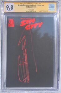FRANK MILLER'S SIN CITY Special Edition #nn 9.8 CGC Signed by Frank Miller