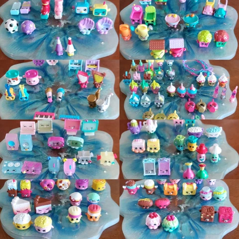COMPLETE Set of Authentic Shopkins Season 5, CHARMS! Glow-In-The-Dark! No LE Cover