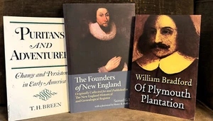 3 Bks; Puritans & Adventures, Plymouth Plantation, The Founders of New England - Bild 1 von 2