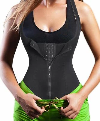 Fajas Reductoras Colombianas Body Shaper Waist Trainer Tummy Control Tank Top US - Image 1 of 4
