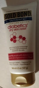 Gold Bond Ultimate Hydrating Diabetic Dry Skin Relief Lotion 4.5 oz. - Picture 1 of 3