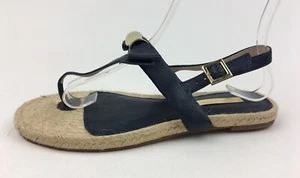 Louise et Cie Women’s Adrean Thong Flat Sandals Size 5 M, Navy Blue 2776 - Picture 1 of 7