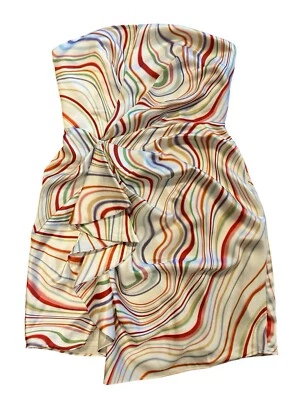C/MEO Collective My Way Rainbow Mini Strapless Dress Size Small NWT - Image 1 of 4