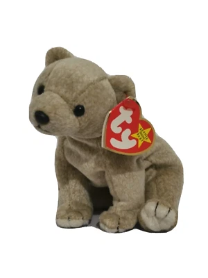 Ty Beanie Babies Almond The Bear With Tags 1999 Retired Vintage - Image 1 of 4