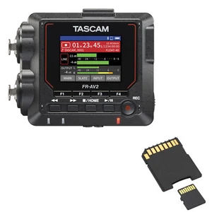 Grabadora de audio Tascam FR-AV2 con tarjeta de memoria - Imagen 1 de 9