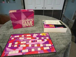 VINTAGE 1990 PARKER BROTHERS CLAIM TO FAME SPIEL NR.0031 (komplett) ^ - Bild 1 von 5