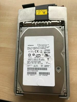 Hitachi Ultrastar hard drive 146GB 147GB HUS153014VL3800 15K U320 SCSI SCA-2 - Image 1 of 3