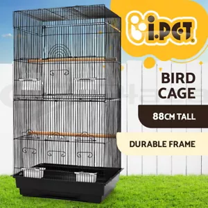 i.Pet Bird Cage Large Bird Cages Aviary Budgie Cage Parrot Pet Small Stand 88CM - Picture 1 of 10