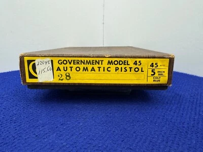 1968 Colt Factory Original Government Model Box *TWO PIECE COLT WOODGRAIN BOX* - Image 1 of 4
