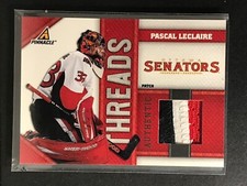  2010-11 Pinnacle Threads PRIME 3 Colour Patch #PA Pascal Leclaire /25