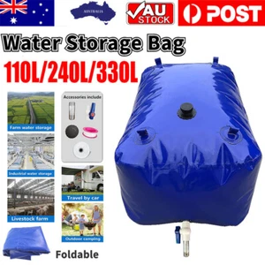 110-330L Large Water Bladder Tank Camping Fishing Boating Soft Water Storage Bag - Picture 1 of 15