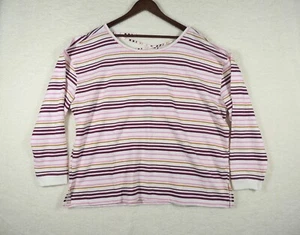 Maurices Strick Top Shirt Rundhals Rücken Criss Cross Streifen XXL Neu mit Etikett Sommer - Bild 1 von 4