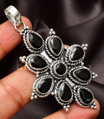 Colgante de joyería hecha a mano de piedras preciosas de plata esterlina... - Imagen 1 de 4