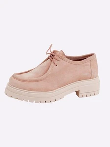 Mode von Heine Damen Schuhe Halbschuhe Schnürschuhe Schnürer rosa NEU - Bild 1 von 8