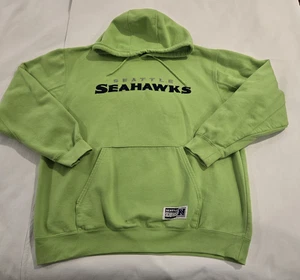 Seattle Seahawks Hombre Manga Larga Pullover Sudadera con Capucha Fan Fútbol XL - Imagen 1 de 7