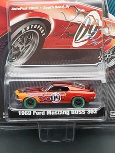 Greenlight GREEN MACHINE 69 1969 Ford Mustang Boss 302 CHASE 2009 AutoFest Car - Picture 1 of 8