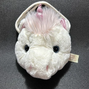 The Bearington Collection UNICORNO 6" borsa a mano borsetta imbottita peluche bianca usata in ottime condizioni - Foto 1 di 13