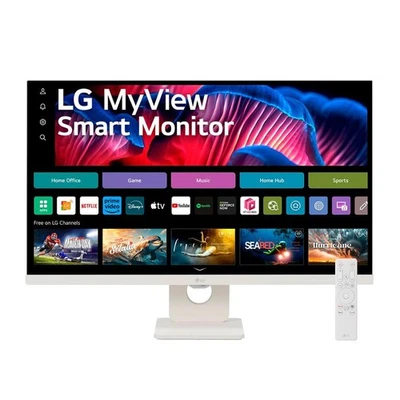 LG 27SR73U - My View 27" IPS UHD 60Hz Smart Monitor (See Pictures) - Image 1 of 4
