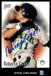 1996 Best #NNO ROBERTO LOPEZ New Orleans Zephyrs AUTO NM - Picture 1 of 4