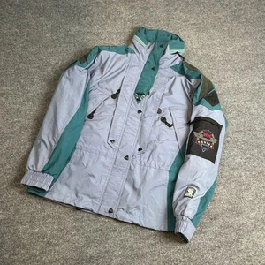 Chaqueta Helly Hansen DE COLECCIÓN Para Hombre Pequeña Gris Teal Equipe Navegación Nite-Vision Años 90 - Imagen 1 de 10