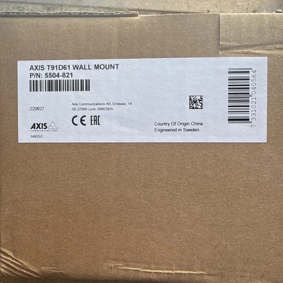 AXIS COMUNICATIONS NEW Axis Communications T91D61 Wall Mount for Fixed Dome Cameras 5504-821