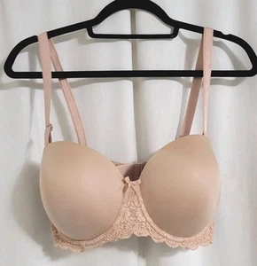 Sujetador Victoria's Secret 36DDD Dream Angels Multi Vía Sin Tirantes Desnudo Encaje *Edición - Imagen 1 de 15