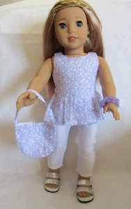 Lavendar Set fits Girl Doll 18 Inch Clothes Seller lsful - Picture 1 of 3