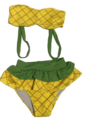 Bikini para perros mascotas 2 piezas temático piña talla M apertura de cola ¡suave diversión! 20-50 libras Foto 1 de 4