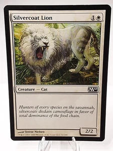 MTG - M10 - Silvercoat Lion - #032 - Lightly Played - Picture 1 of 6