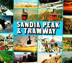 Sandia Peak & Tramway Mountains Albuquerque NM Vintage Postcard - Picture 1 of 7