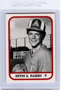 TCMA Arkansas Travelers #16 1981 Kevin Hagen Auburn Washington Renton - Imagen 1 de 2